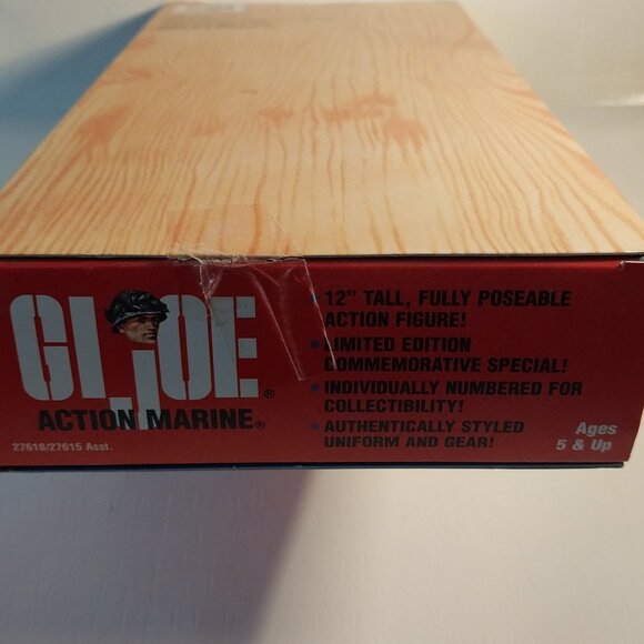 GI Joe Action Marine by Hasbro Limited Edition WWII Commenorative Figure - Picture 3 of 4